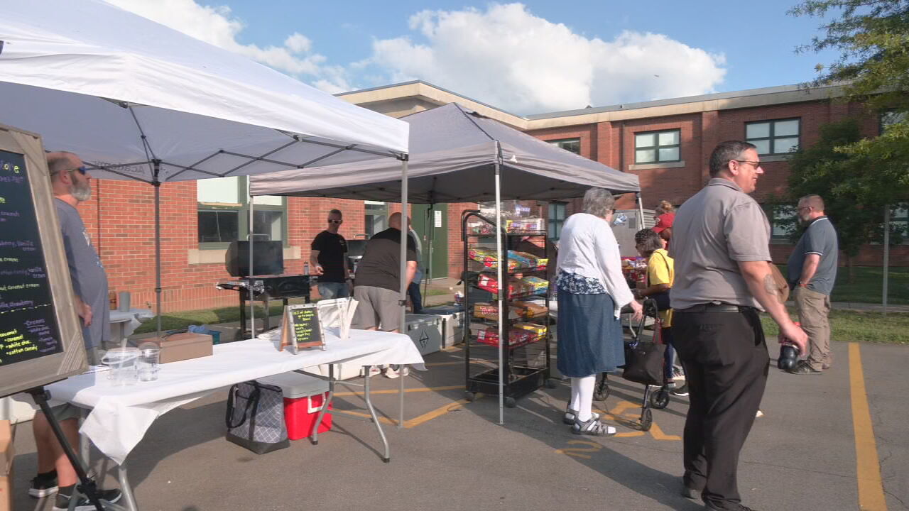 Male High School marching band fundraising